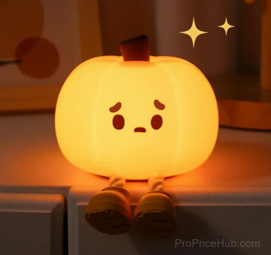 Pumpkin Silicone Pat Night Light, Pumpkin Design - View 10