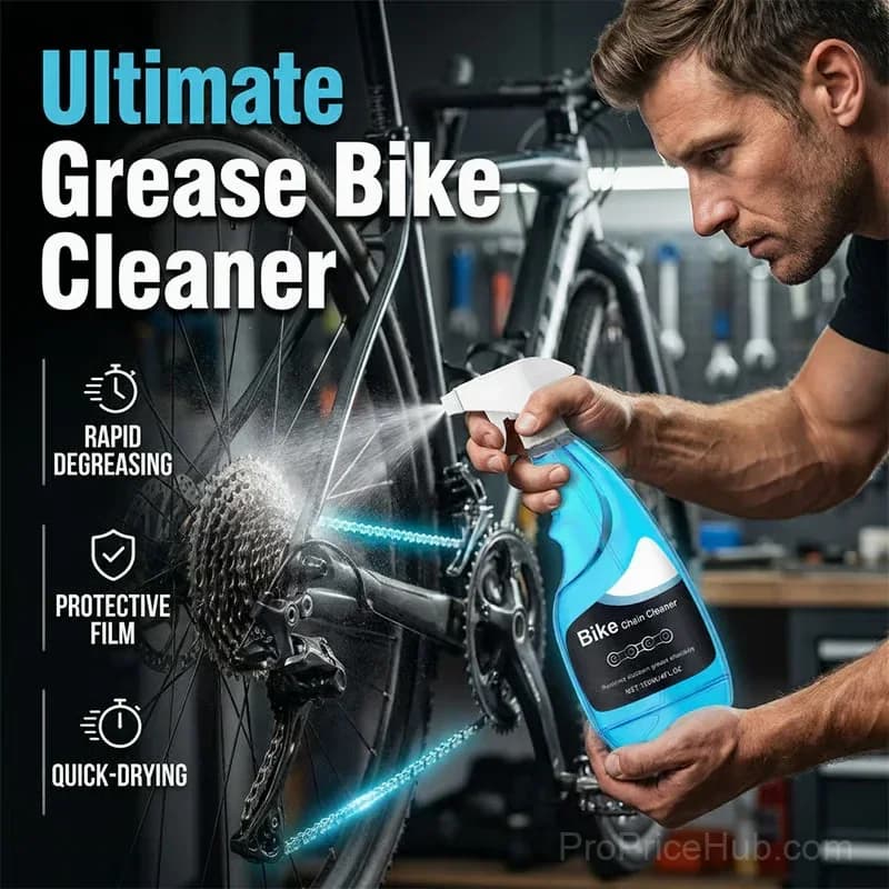 Portable Anti-Rust Bicycle Chain Cleaning Spray, 120ml 1-Pack - Alt