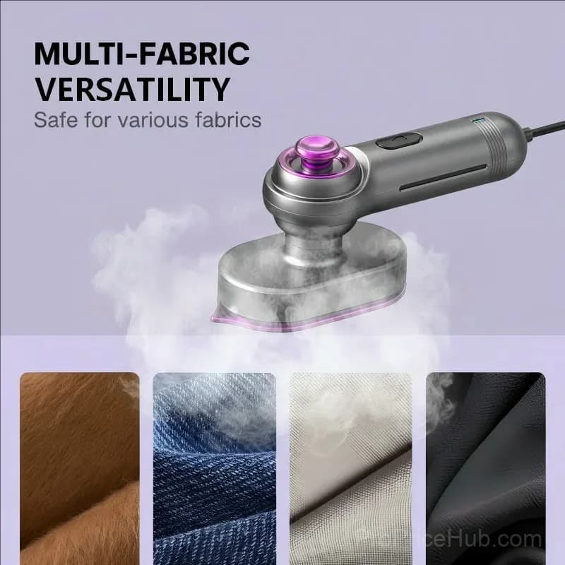 Portable Handheld Garment Steamer, Gray, 1 Pack - View 8