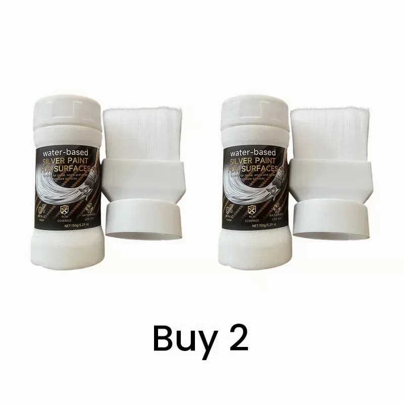 Water-Based Silver Paint for Metal and Wood, 80ml - View 15
