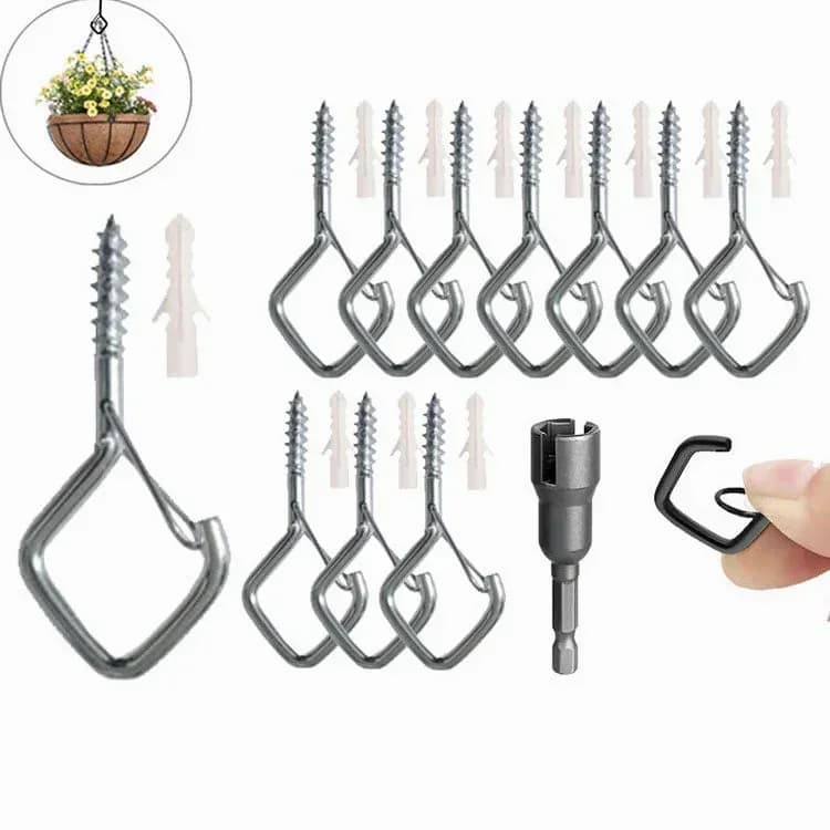 Square Snap Hanging Hooks - View 9