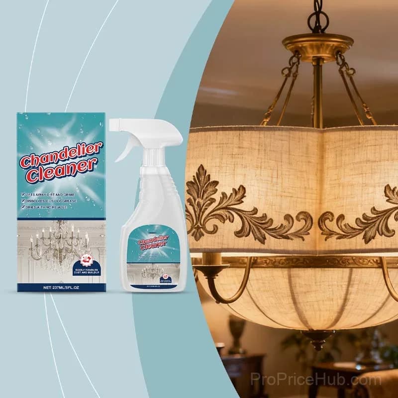Premium Chandelier Cleaning Spray – Streak-Free, Crystal Clear Shine - Main