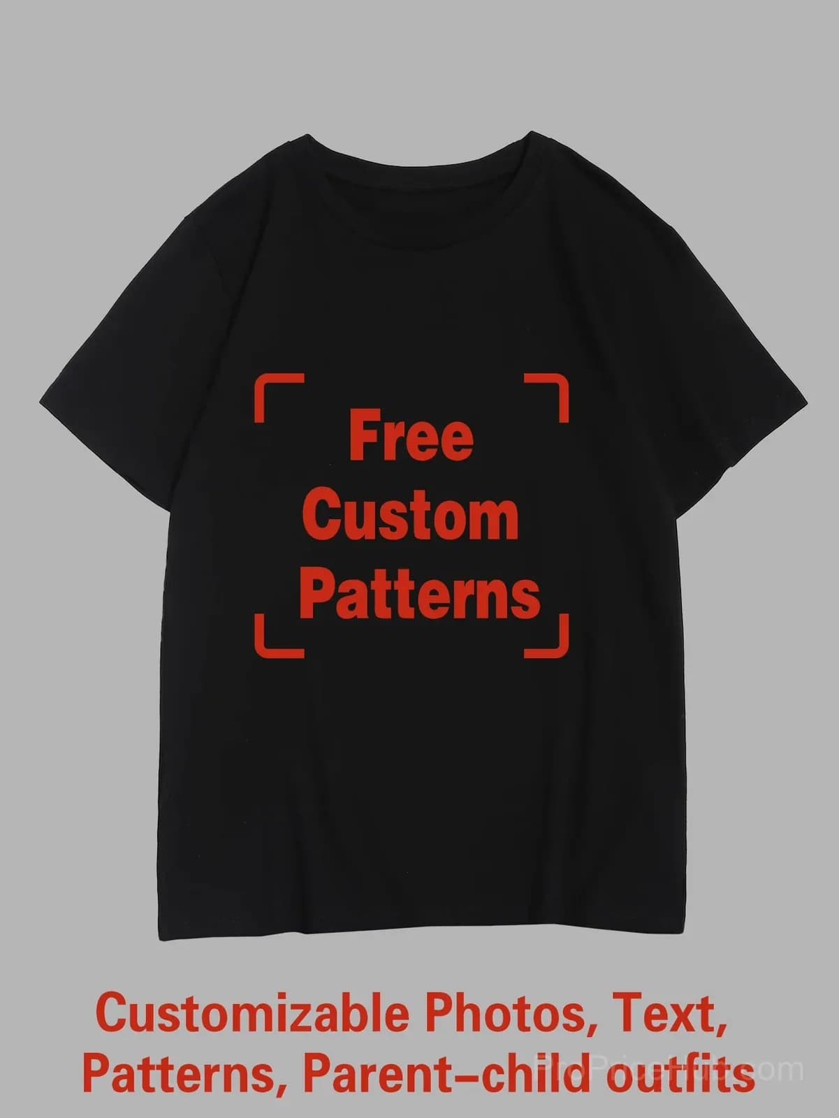 Custom Big & Tall T-Shirt – Photo, Text, Logo - Main