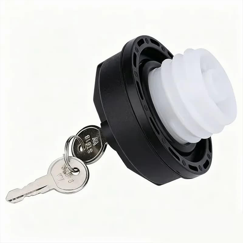 Locking Fuel Cap for 7730047020 with 2 Keys, Black - Alt
