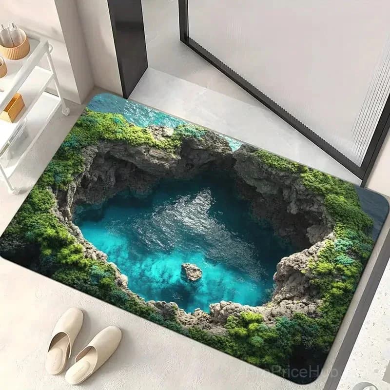3D Optical Illusion Doormat - Endless Abyss Design - View 15