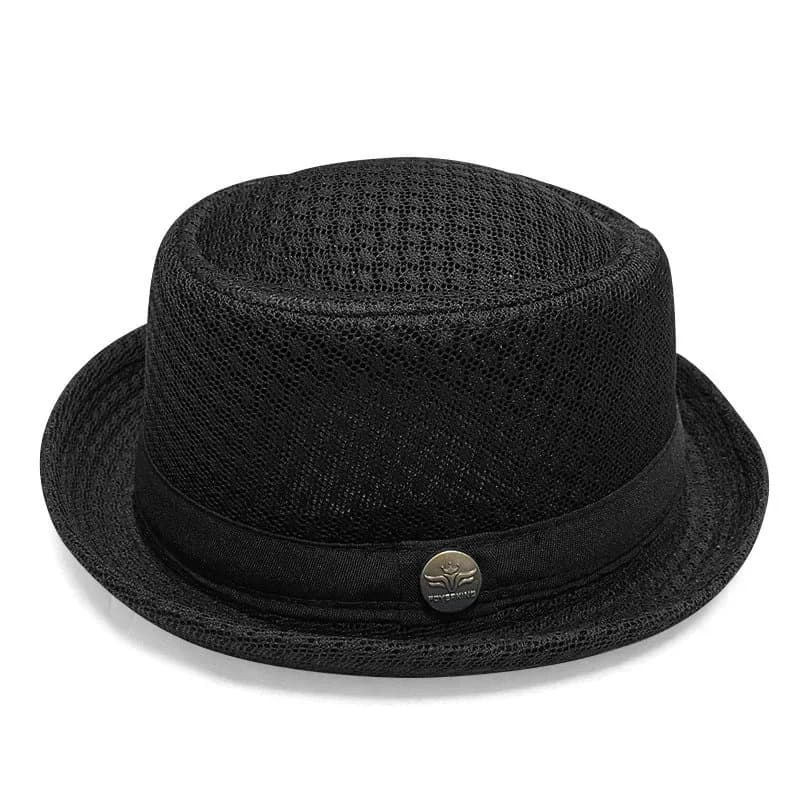 Summer Breathable Mesh Pork Pie Hat - View 11