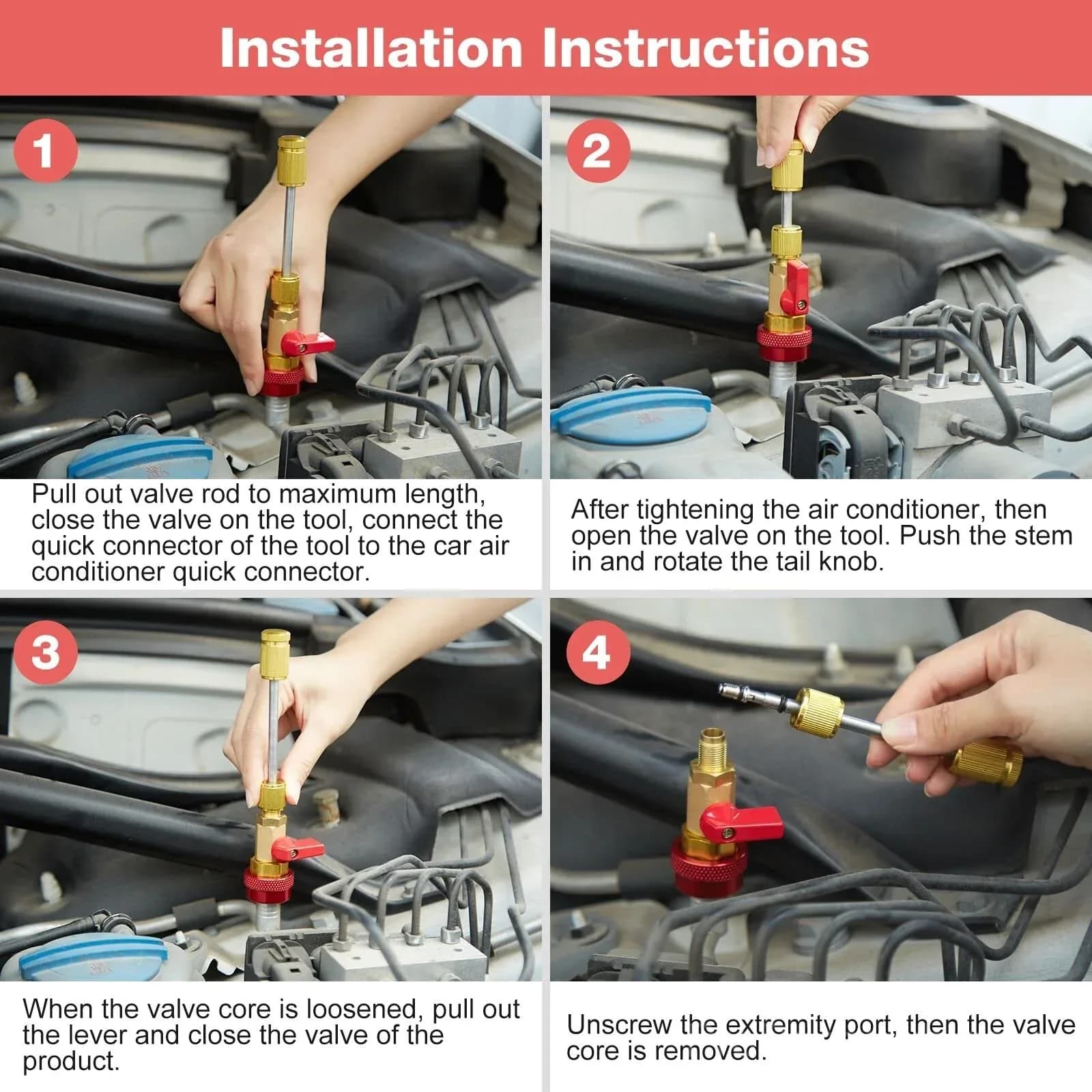 Auto AC Valve Core Remover Installer Tool - View 6