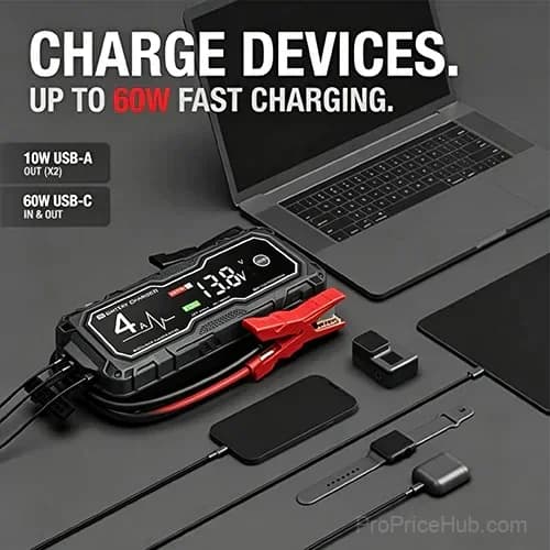 Boost X GBX155 4250A Car Jump Starter for 10.0L Gas & 8.0L Diesel Engines - View 4