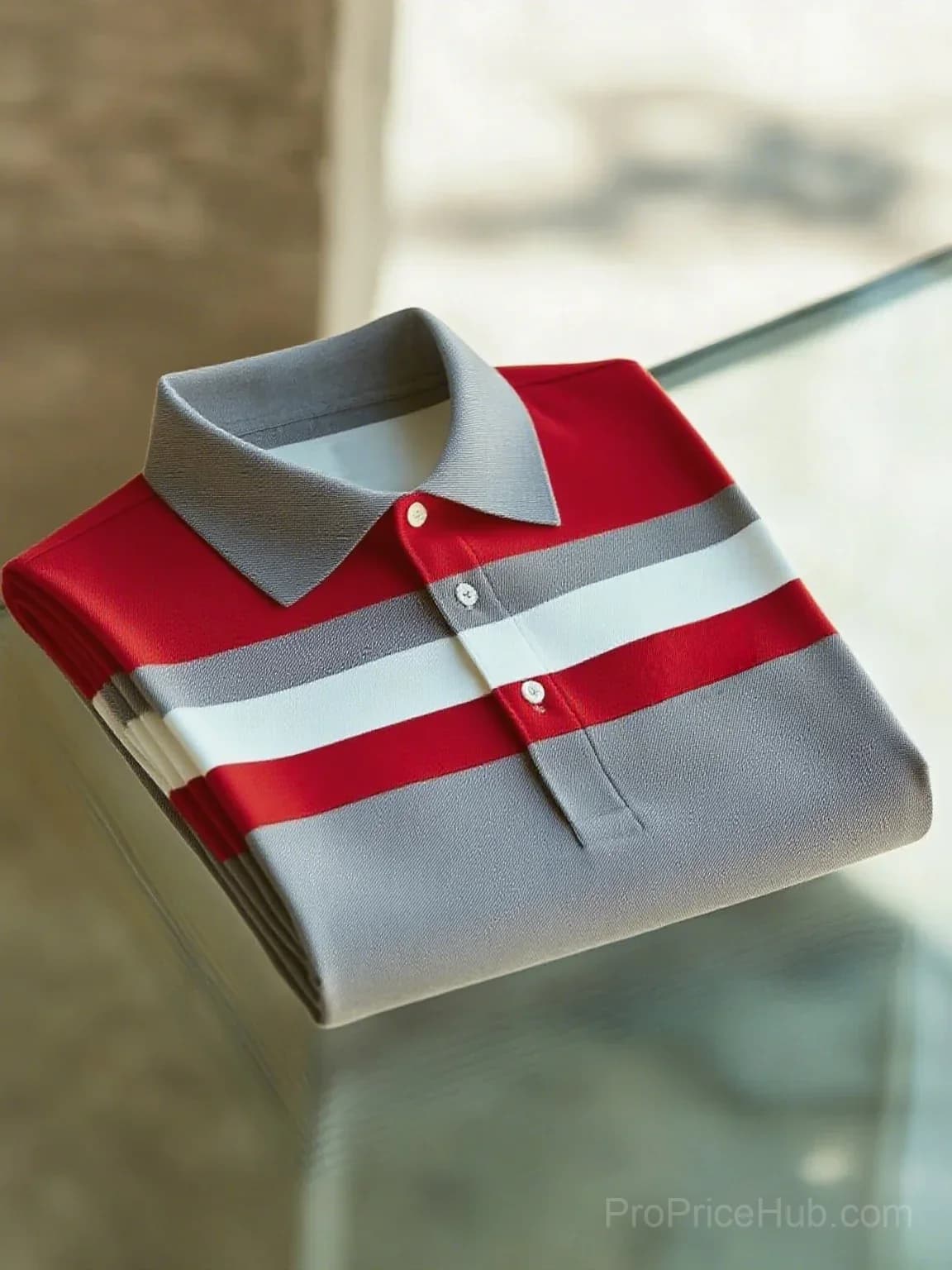 Men's Business Casual Short Sleeve Button Polo Shirt - View 7