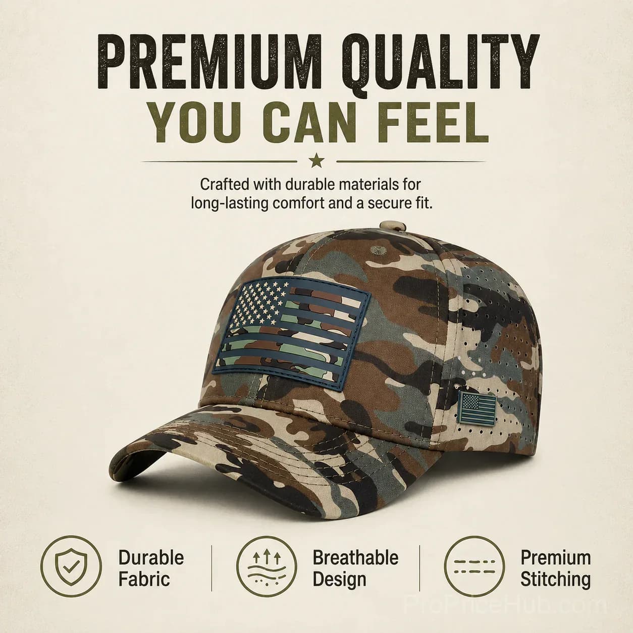 USA Flag Pattern Baseball Cap - View 8