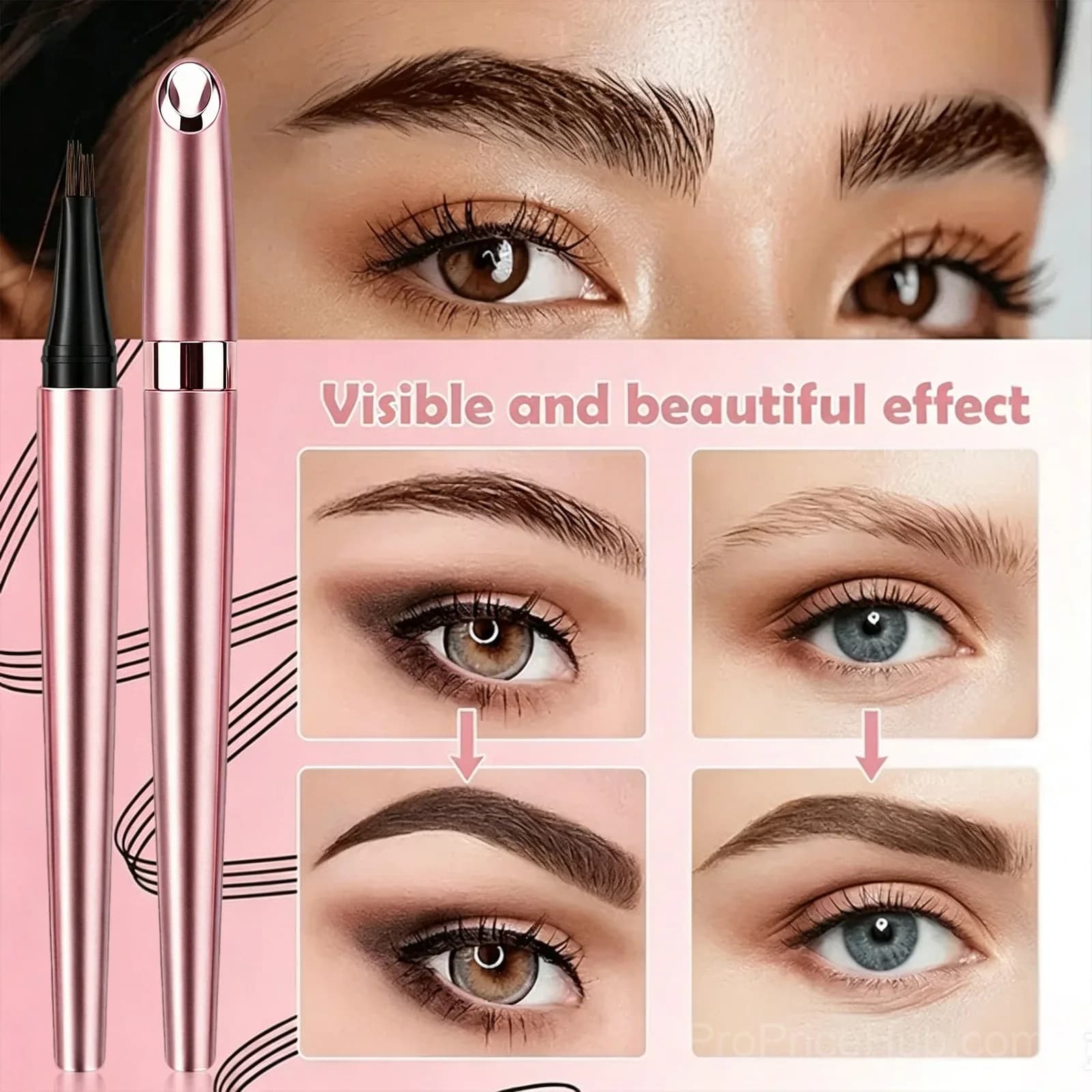 Long Lasting Waterproof Micro Fork Brow Pen - View 6