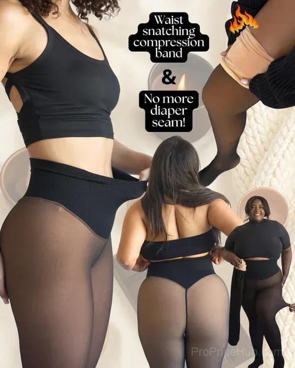 Viral One-Seam Shaping Fleece Leggings - Alt