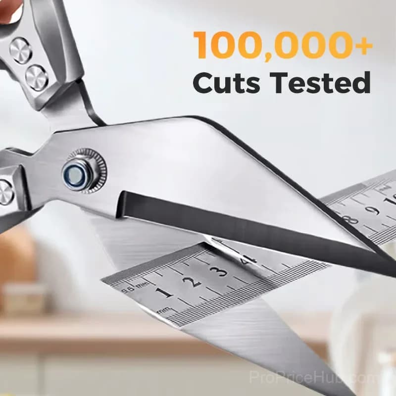 Heavy-Duty Multifunctional Kitchen Shears, Black - Alt