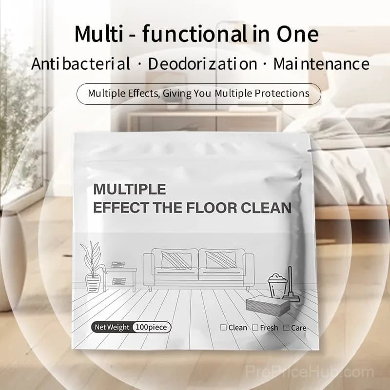 100-Pack Multi-Purpose Floor Cleaning Tablets - Concentrated Cleaner for Hardwood, Tile, Laminate - View 13