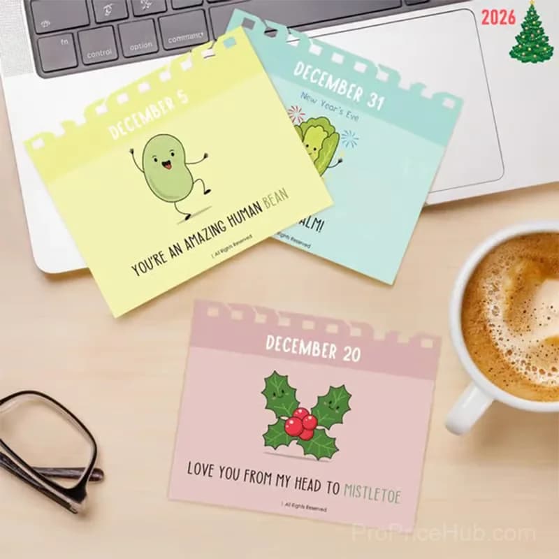 2026 Punny Motivational Tear-Off Desk Calendar - View 8