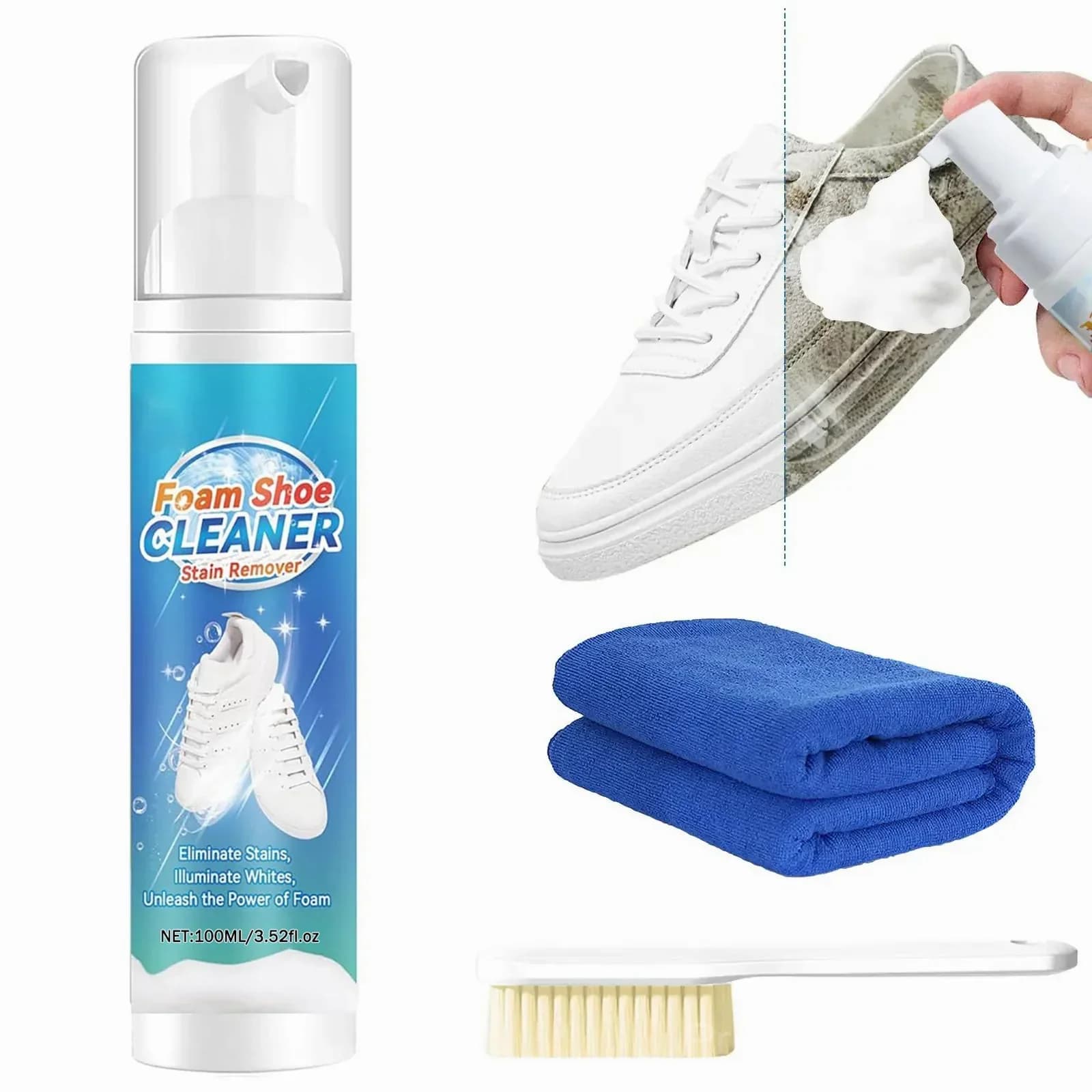Shoe Cleaning Kit for Leather, Suede, Canvas, and Mesh - Main