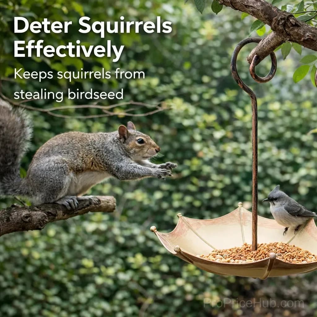 Mini Umbrella Bird Feeder - Whimsical Garden Decor - View 4