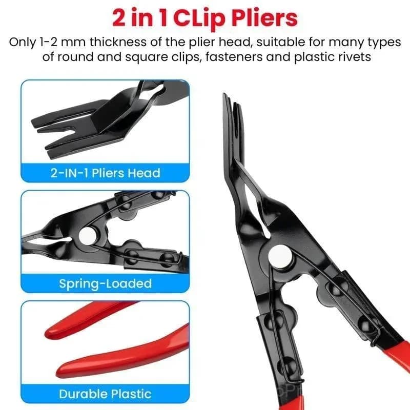 Automotive Electrical Disconnect and Trim Clip Pliers Set - View 6
