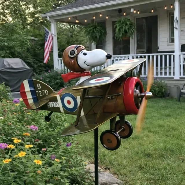 SNPY USA Pilot 250th Edition Garden Windmill - Alt