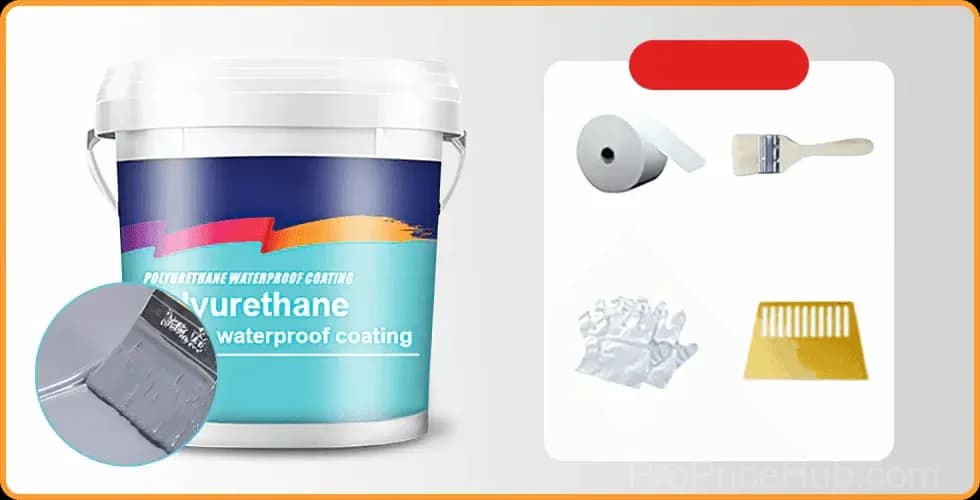 Polyurethane Waterproof Leak Repair Coating, Black, 300g - View 15