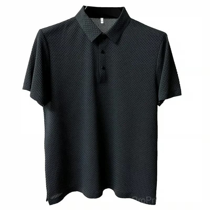 Polyester T-Shirt in Grey, Size Small - View 7