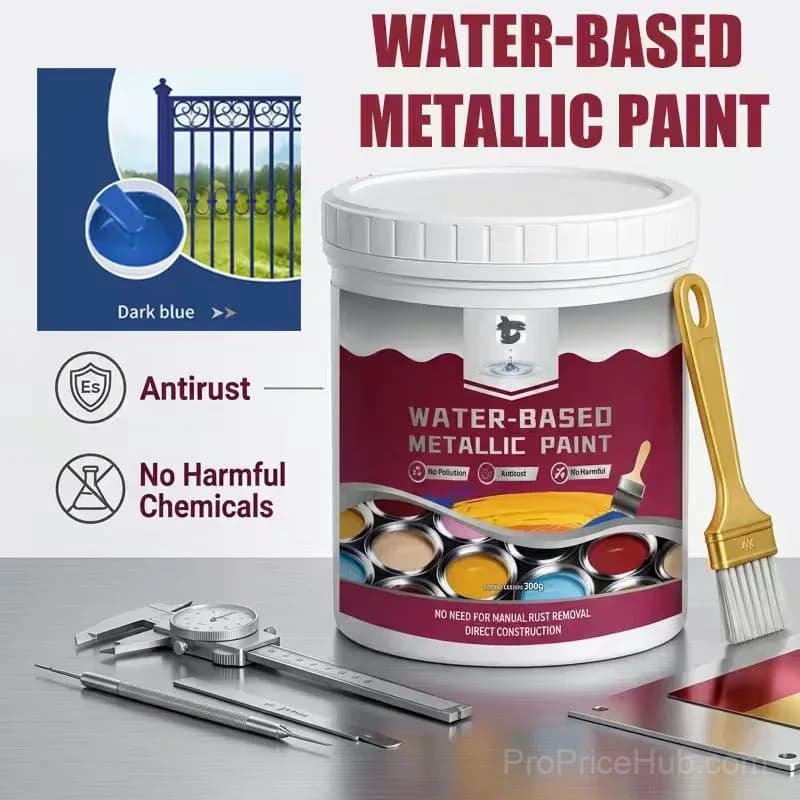 Rust Converter Metallic Paint – Stops Rust, No Sanding, No Fumes - View 14