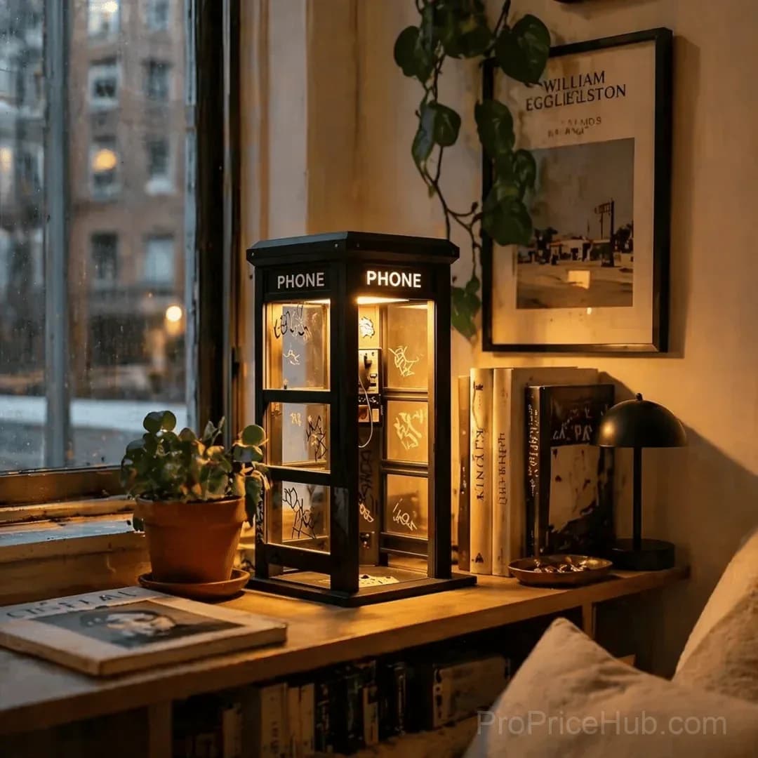 Vintage Phone Booth Ambient Lamp - View 13