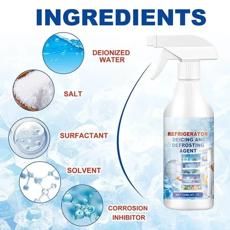 Defrosting Spray for Fridge Freezer - 8 oz - Alt