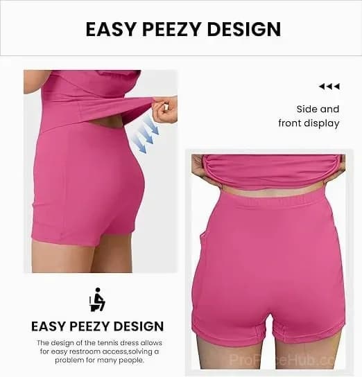 Backless Tummy Control Active Dress - View 8