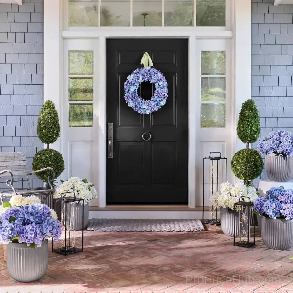Artificial Outdoor Hydrangea Flowers - UV Resistant, Waterproof, Windproof - View 19