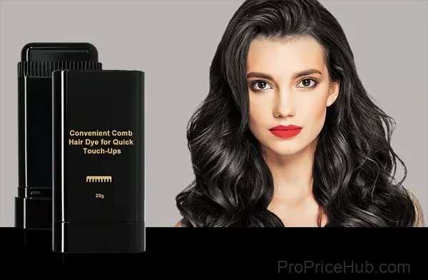Black Comb Hair Dye, 1 Pack - Main
