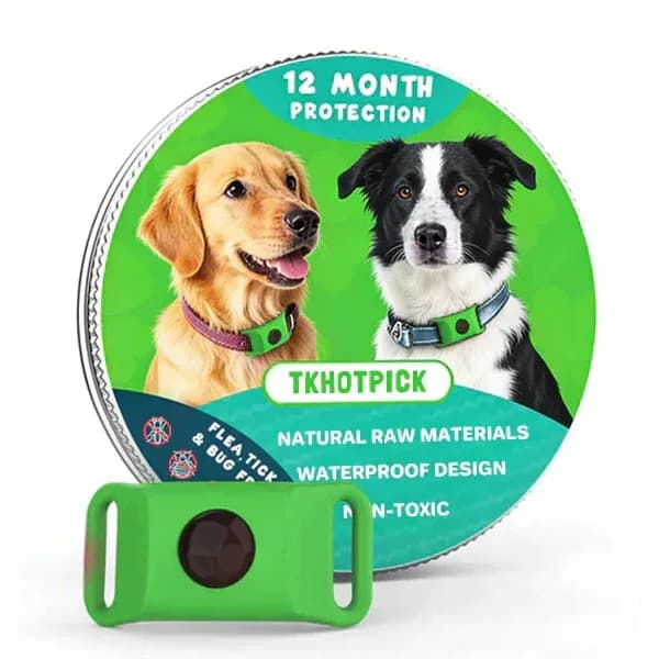 12-Month Flea and Tick Prevention Collar for Pets - Main