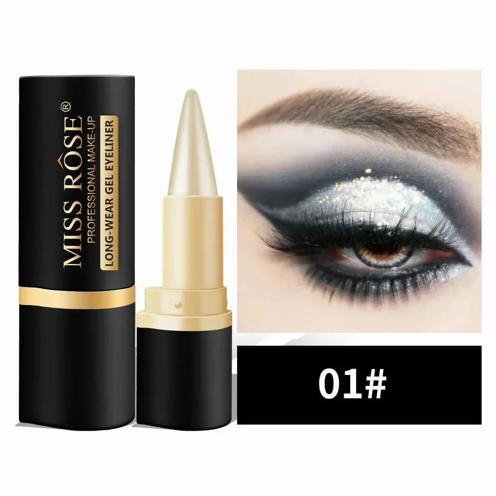 Matte Quick-Dry Eyeliner Pen, Silver - Main