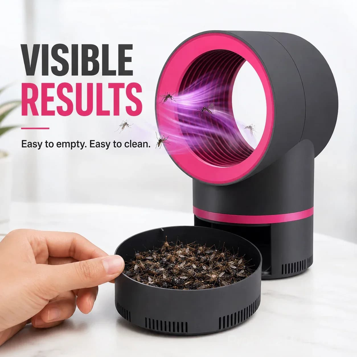 USB Mosquito Trap – Strong Suction & Quiet Indoor Bug Catcher - View 3