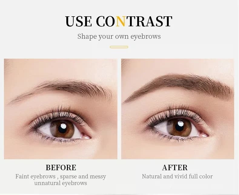 Waterproof Microblading Eyebrow Pen, 4-Fork Tip, Light Brown - View 7