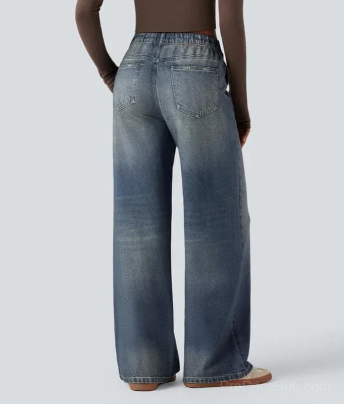 Wide Leg Jeans - Alt
