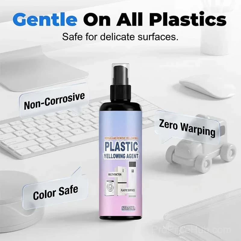 Multi-Purpose Plastic Yellowing Remover Spray – Cleans and Restores - View 8