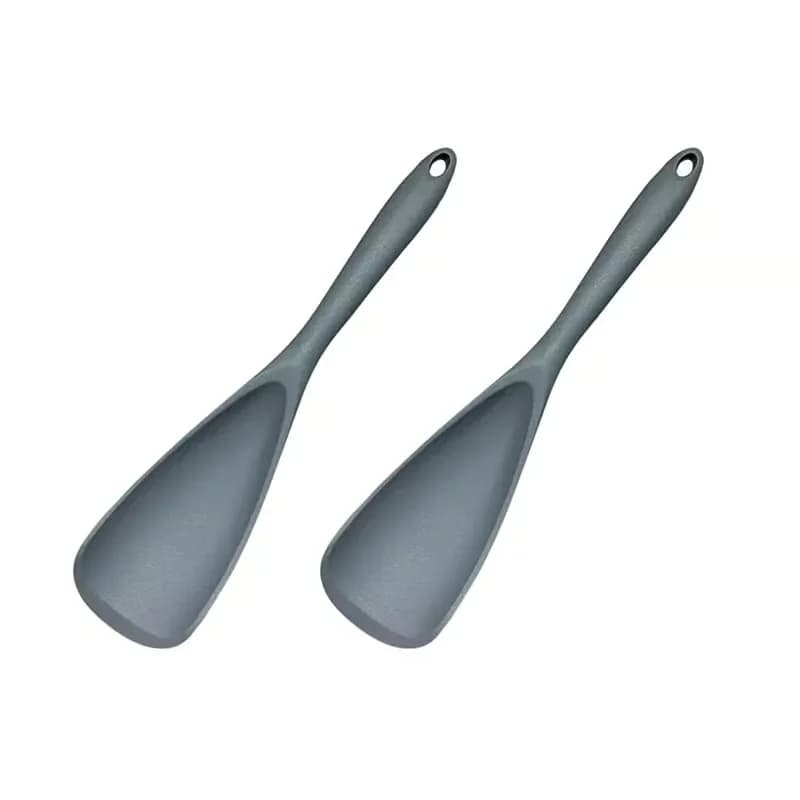 Grey and Blue Cooking Spoons for Nonstick Cookware - View 8