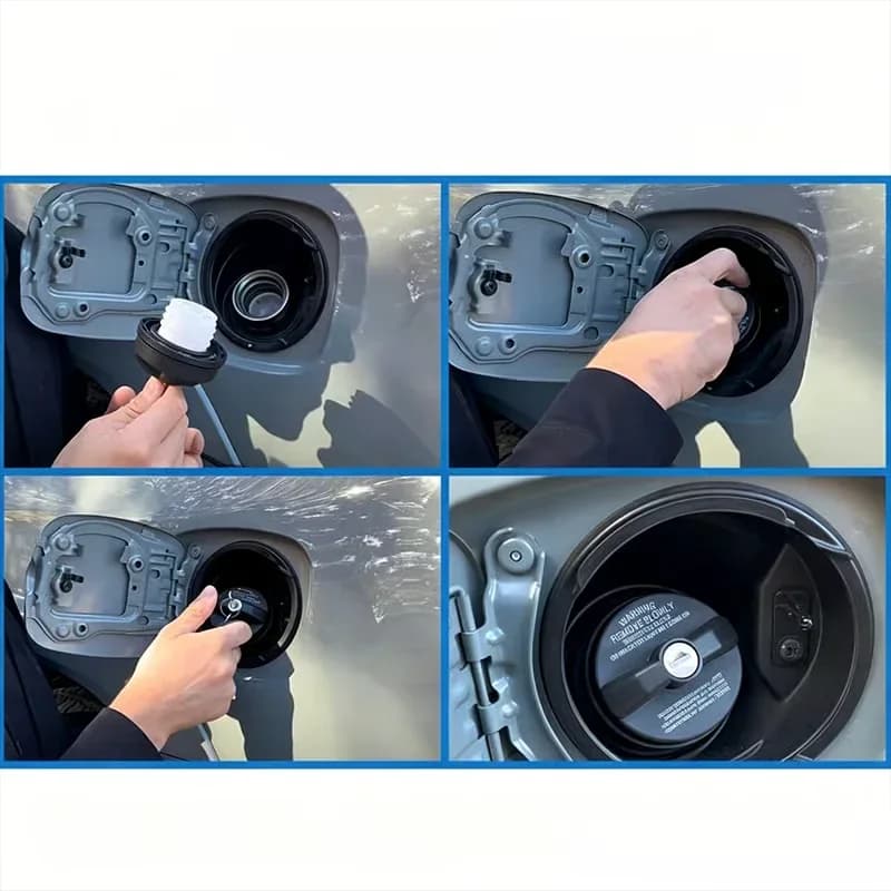Locking Fuel Cap for 7730047020 with 2 Keys, Black - View 6