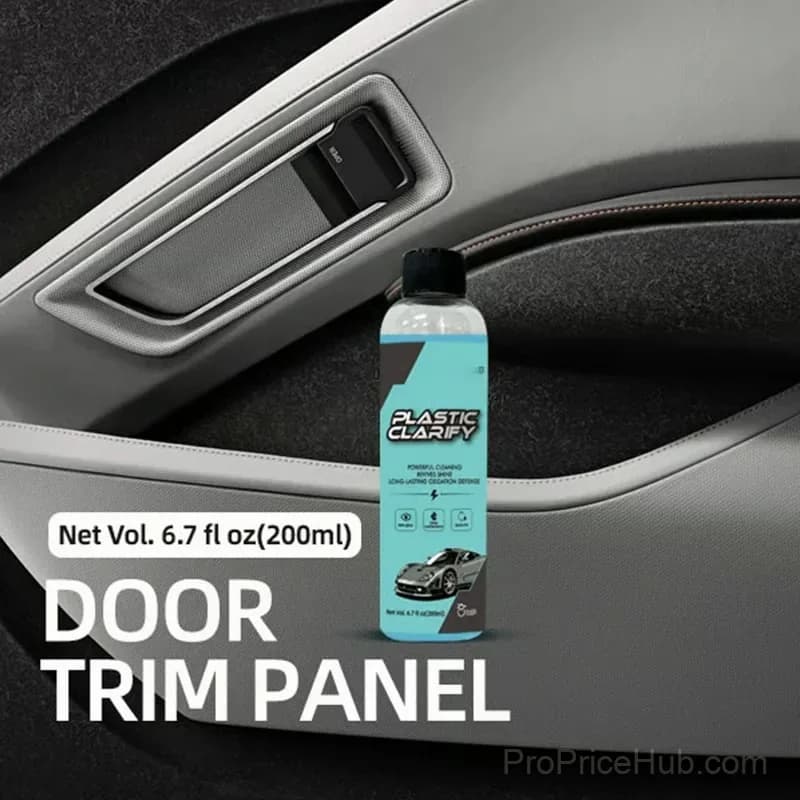 Multipurpose Car Plastic Restorer Spray, 200ml with Towel & Sponge - View 4