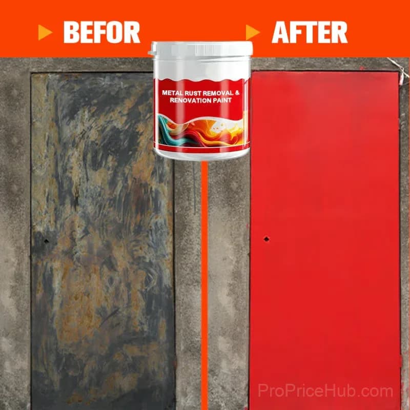 Metal Rust Removal & Renovation Paint, Ocean Blue, 500g - View 7