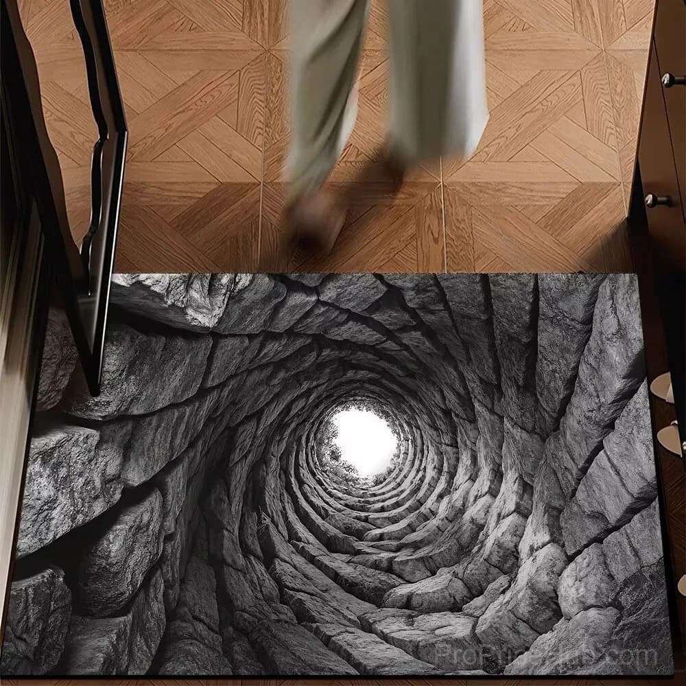 3D Optical Illusion Doormat - Endless Abyss Design - View 14