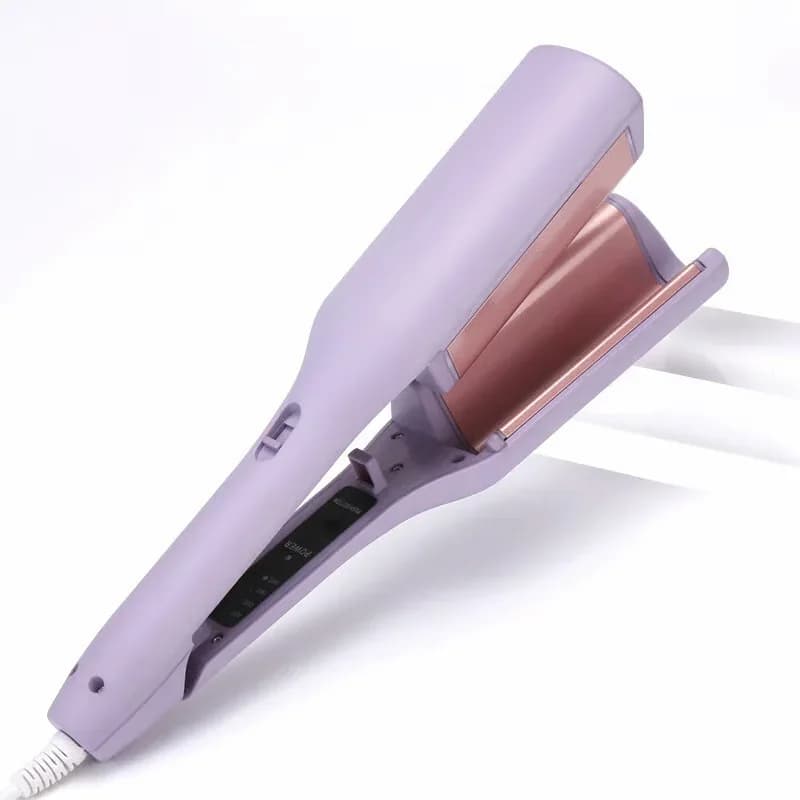 French Wave Curling Iron, Pink, US Plug - View 7