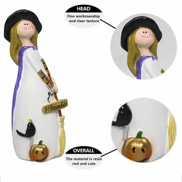 Halloween Witch Decoration for Home Decor, Style A - Main