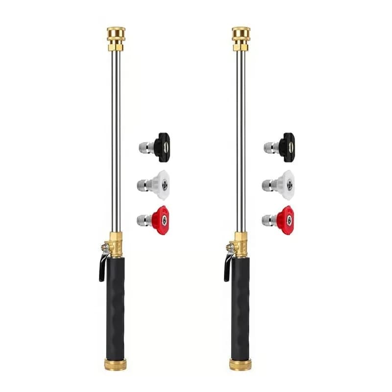 Three-Nozzle High-Pressure Garden Hose Washer Wand Set - Alt