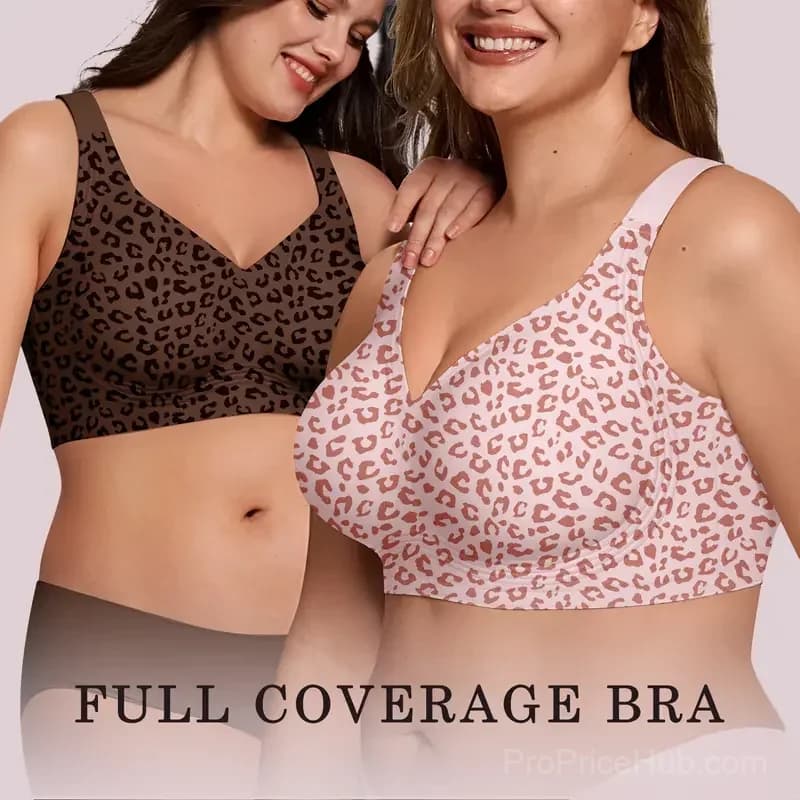 Comfortable Wireless Full Coverage Jelly Smoothing Bra - View 7