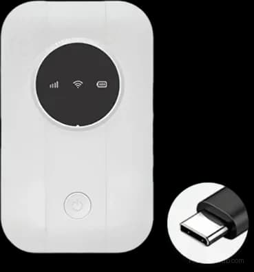 Portable 4G WiFi Router Set with Type-C Port - Main