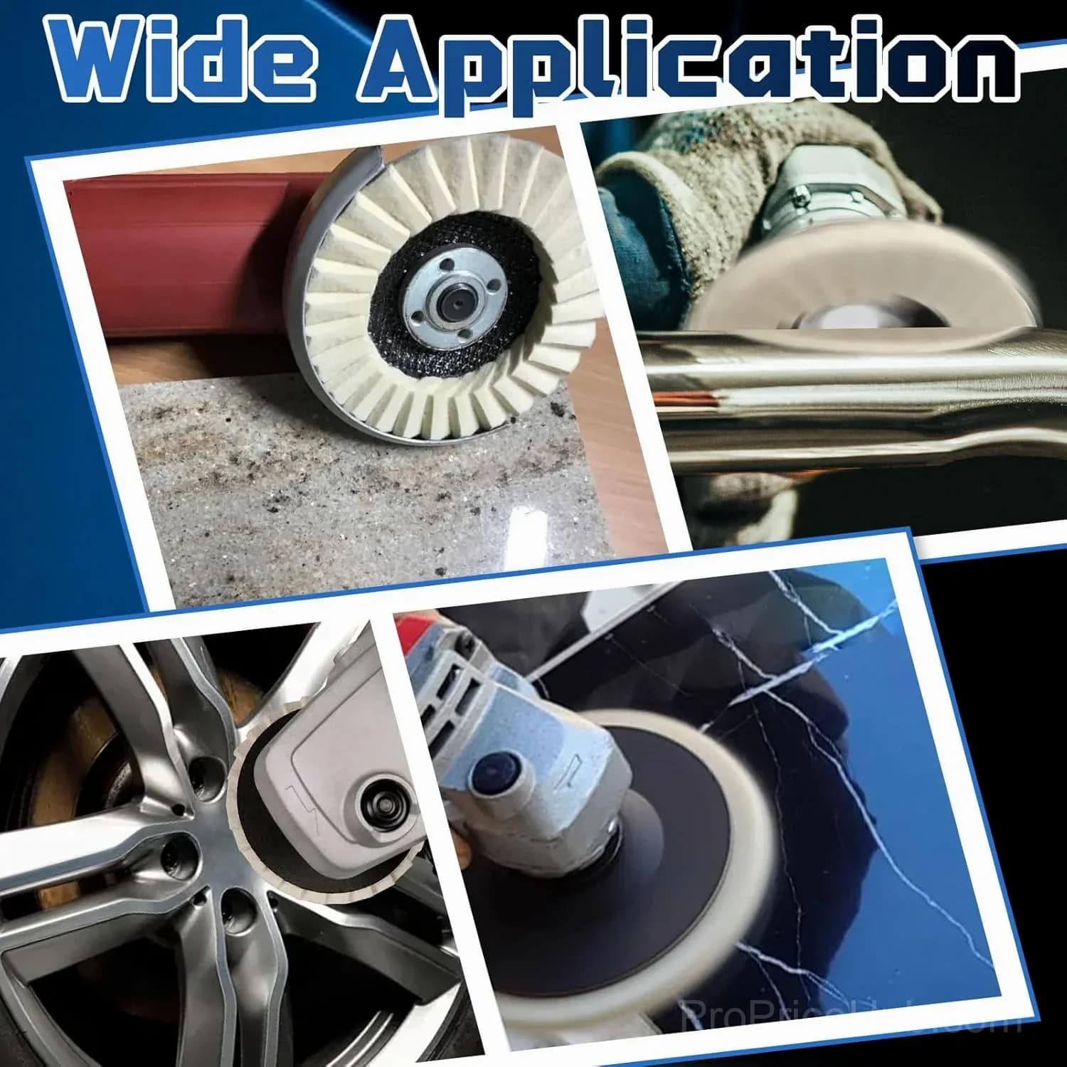 Industrial-Grade High-Density Compressed Wool Polishing Disc - View 6