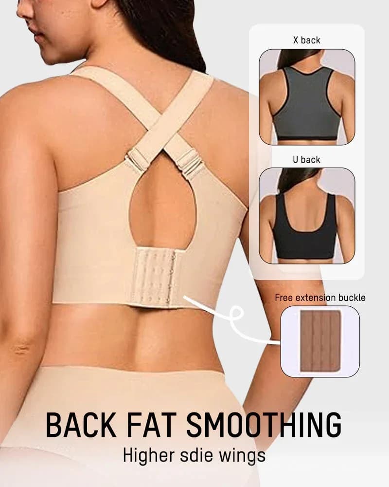 Comfortable Wireless Full Coverage Jelly Smoothing Bra - View 9