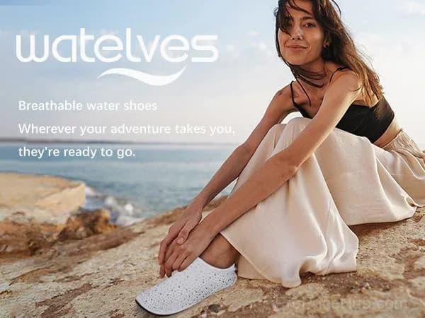 Women's Barefoot Aqua Shoes - Non-Slip for Beach, Swim, Yoga - Alt